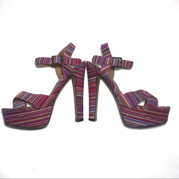 Steve Madden Shoes - Steve Madden P Raimi Multi-Color Tribal Heels, 6.5
